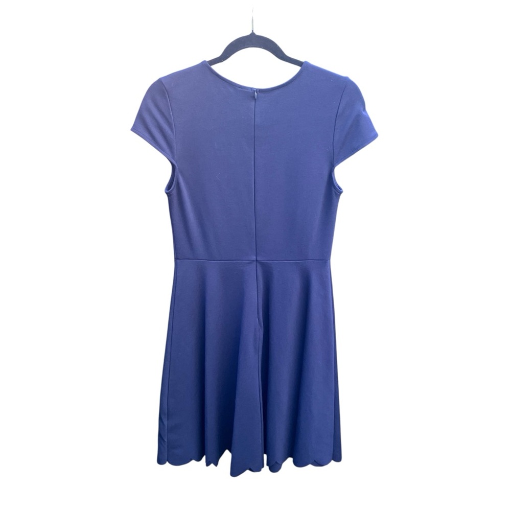 Lulu’s Womens Chic Indigo Navy Cap Sleeve Mini Dress, Size Med Officecore Casual - Picture 5 of 6